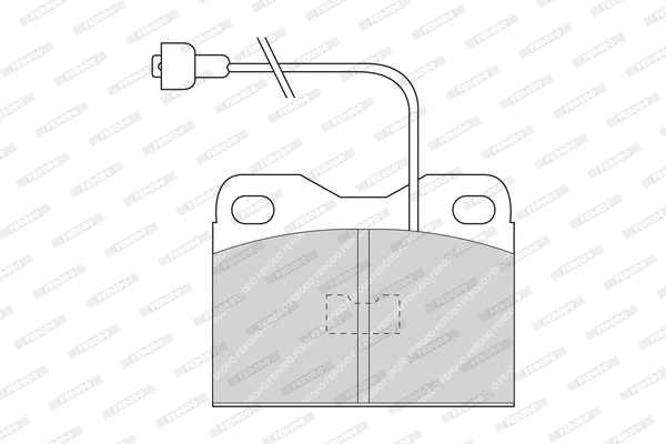 Brake Pad Set, disc brake (FDB160)