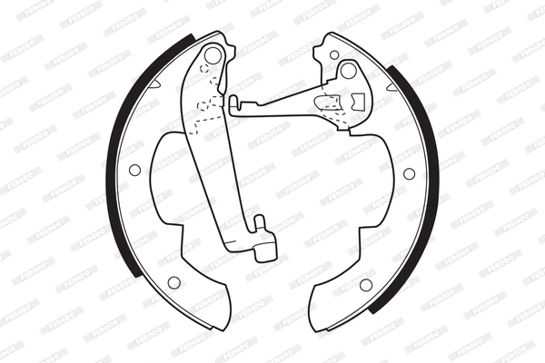Brake Shoe Set (FSB178)