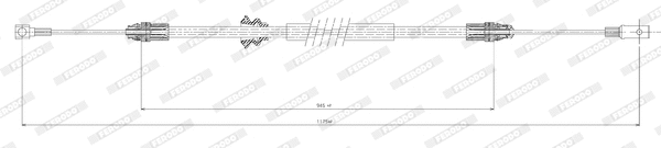 Cable Pull, parking brake (FHB432808)