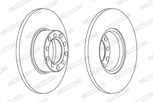 Brake Disc (DDF071X)