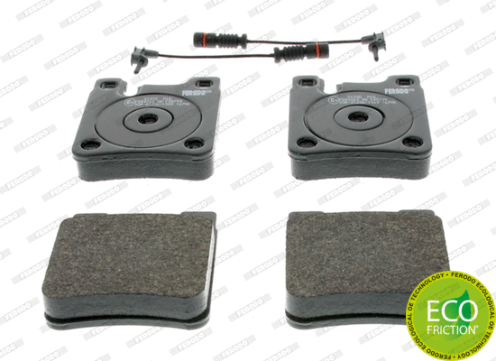Brake Pad Set, disc brake (FDB799)