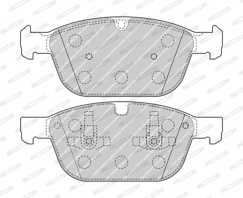 Brake Pad Set, disc brake (FDB4238-D)