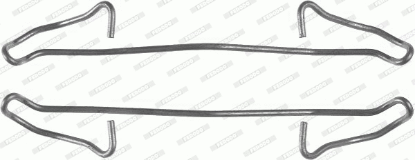 Accessory Kit, disc brake pad (FBA500)