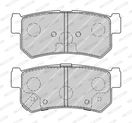 Brake Pad Set, disc brake (FDB1937-D)