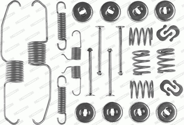 Accessory Kit, brake shoes (FBA38)