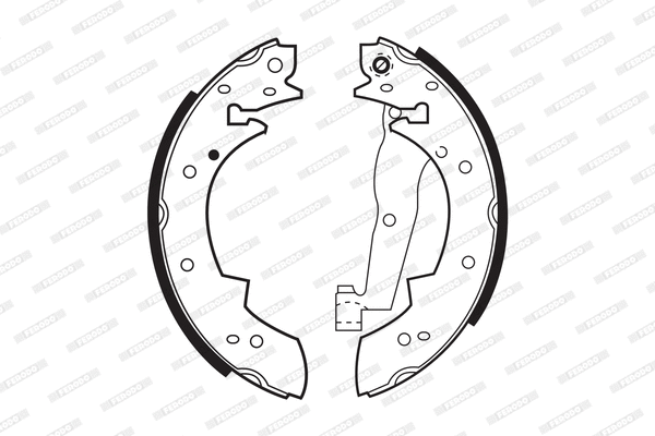 Brake Shoe Set (FSB173)