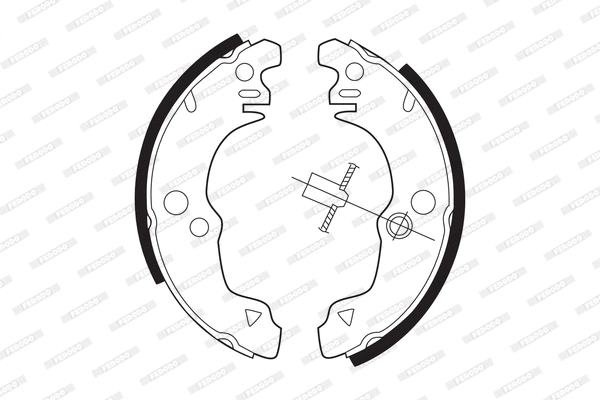 Brake Shoe Set (FSB1)