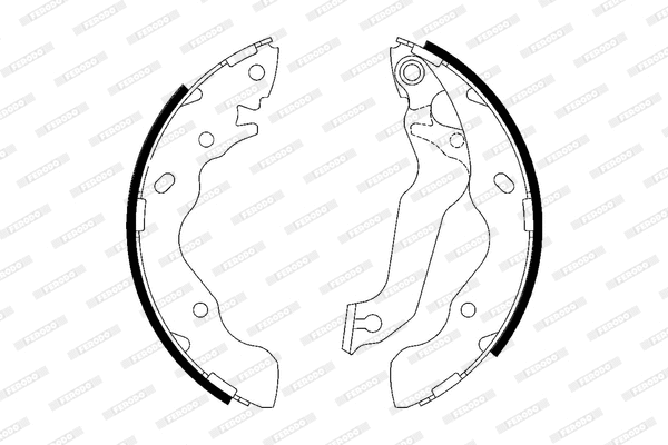 Brake Shoe Set (FSB607)