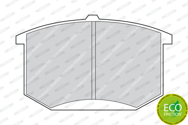 Brake Pad Set, disc brake (FDB141)