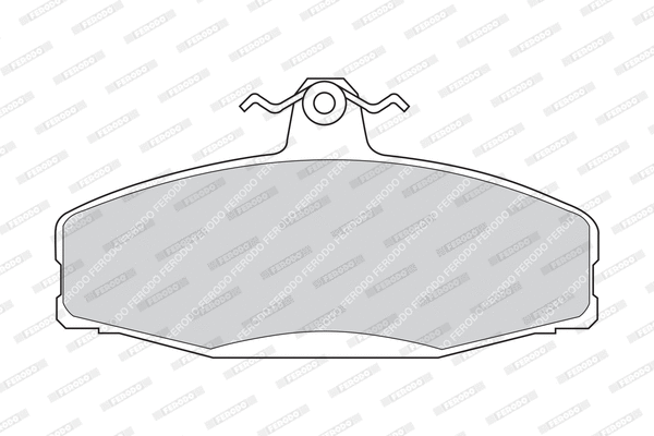 Brake Pad Set, disc brake (FDB610B)