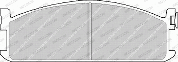 Brake Pad Set, disc brake (FVR418)
