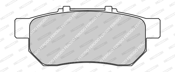 Brake Pad Set, disc brake (FDB778-D)