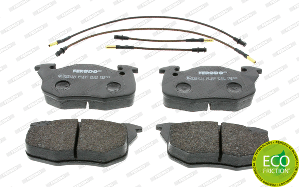 Brake Pad Set, disc brake (FDB729)
