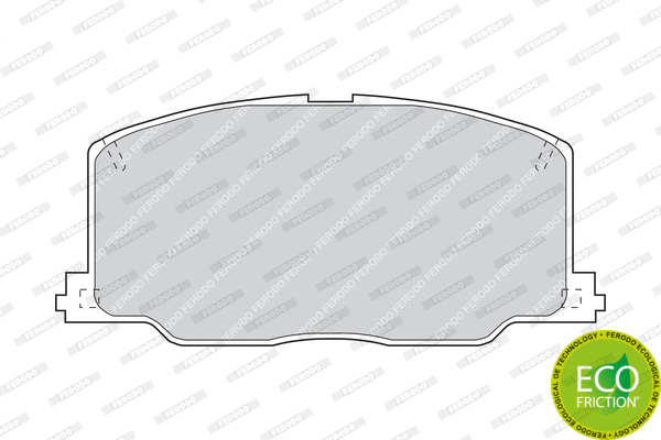 Brake Pad Set, disc brake (FDB602)