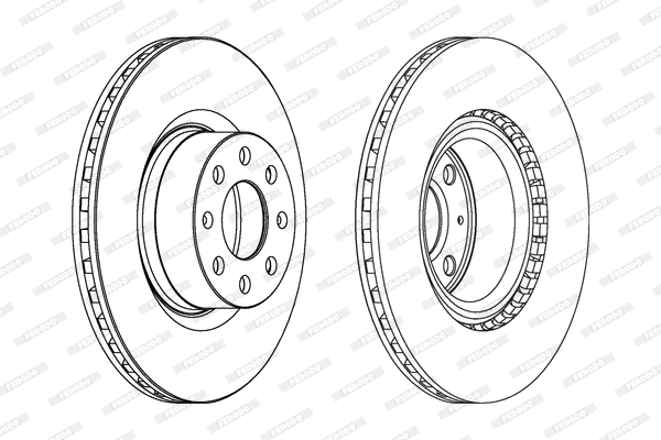 Brake Disc (DDF1298)
