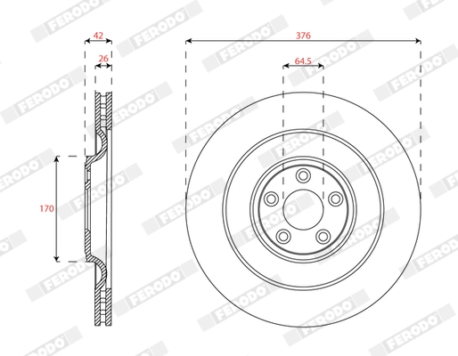 Brake Disc (DDF2108C-1)