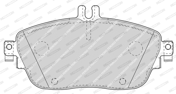 Brake Pad Set, disc brake (FDB4245)