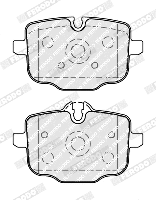 Brake Pad Set, disc brake (FDB5056)