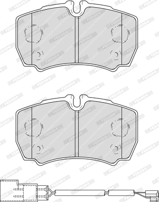 Brake Pad Set, disc brake (FVR4251)