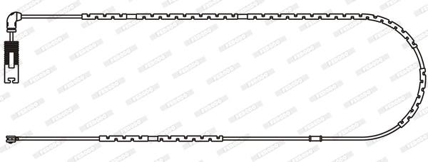 Warning Contact, brake pad wear (FWI379)