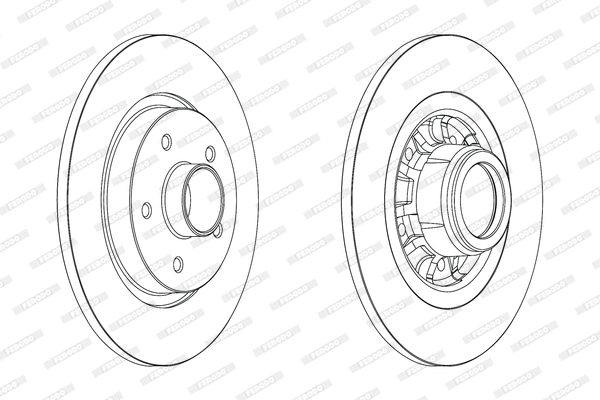 Brake Disc (DDF1734-1)