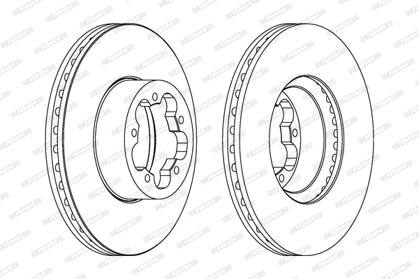 Brake Disc (DDF1555)