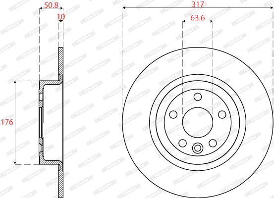 Brake Disc (DDF2771C)