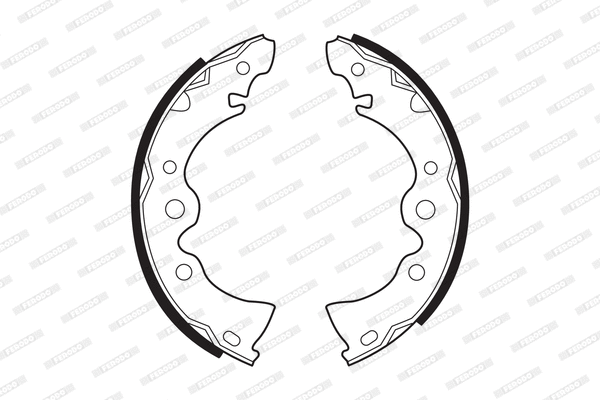 Brake Shoe Set (FSB222)