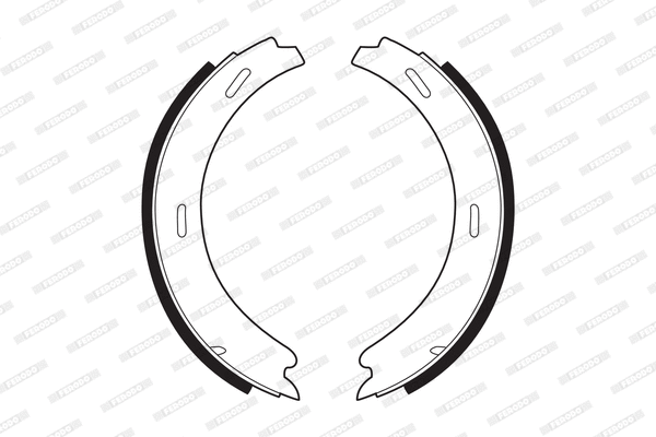 Brake Shoe Set, parking brake (FSB196)