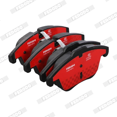 Brake Pad Set, disc brake (FDB4160-S)