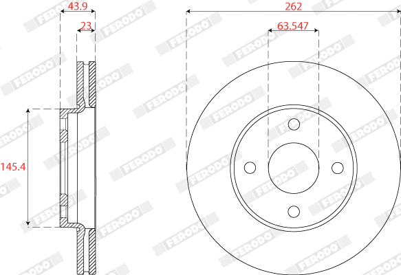 Brake Disc (DDF2679C)