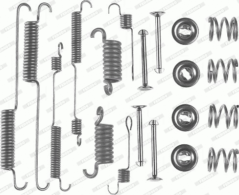 Accessory Kit, brake shoes (FBA24)