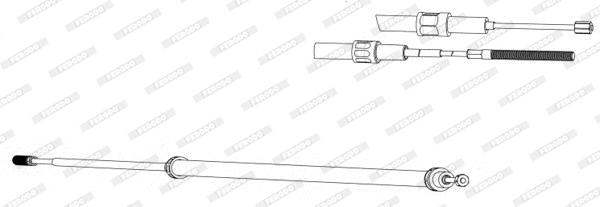 Cable Pull, parking brake (FHB432924)