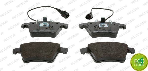 Brake Pad Set, disc brake (FDB1826)