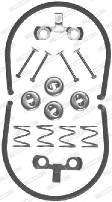 Accessory Kit, brake shoes (FBA98)