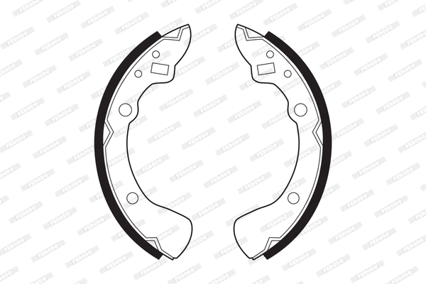 Brake Shoe Set (FSB172)