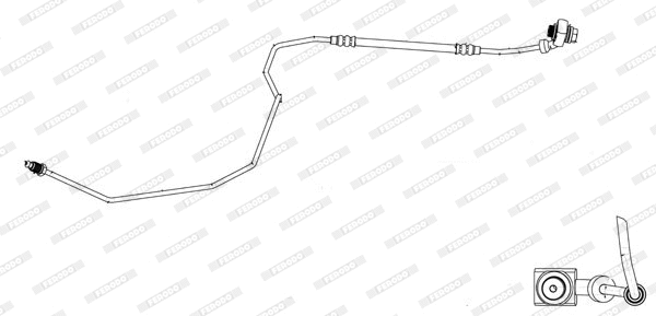 Brake Hose (FHY2870)