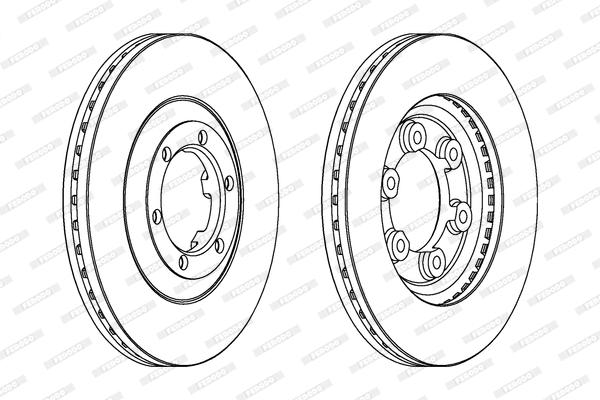 Brake Disc (DDF693)