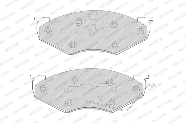 Brake Pad Set, disc brake (FDB927)