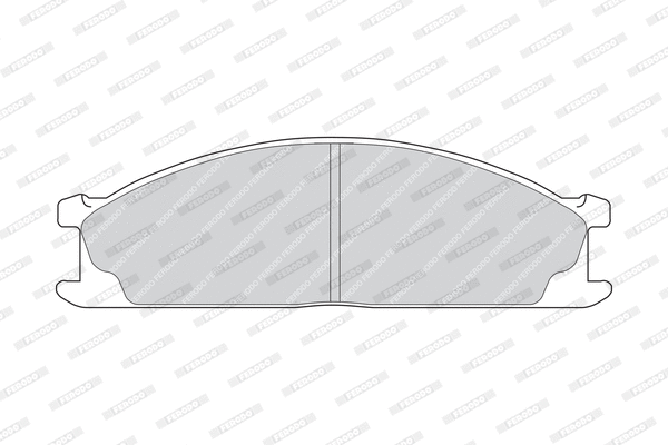 Brake Pad Set, disc brake (FDB641)