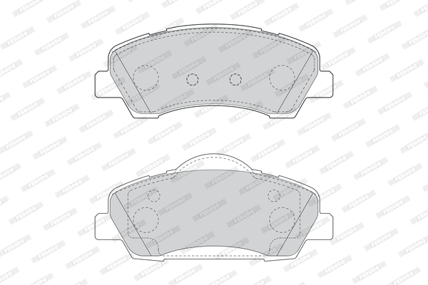Brake Pad Set, disc brake (FDB4823)