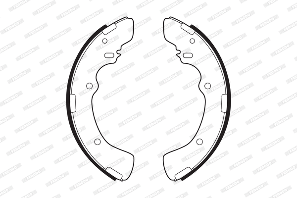 Brake Shoe Set (FSB329)