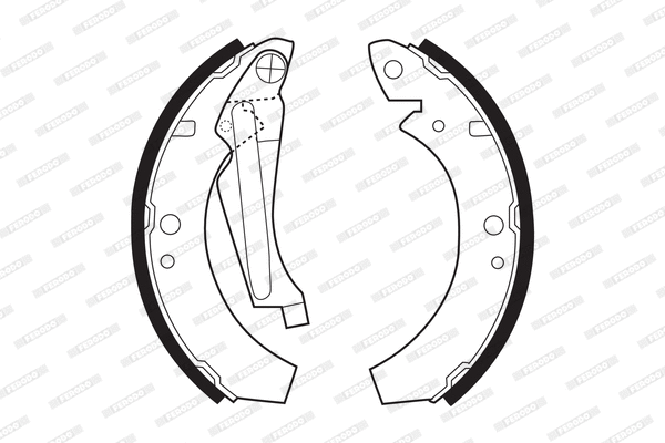 Brake Shoe Set (FSB37)