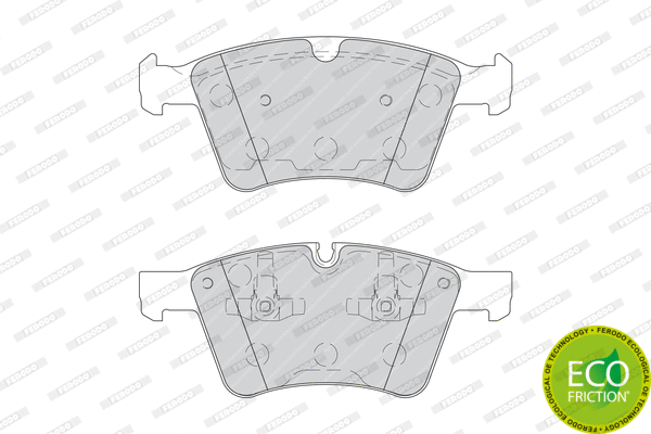 Brake Pad Set, disc brake (FDB4189)