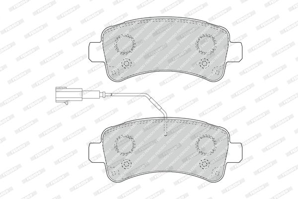Brake Pad Set, disc brake (FVR4950)