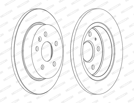 Brake Disc (DDF1804P-D)