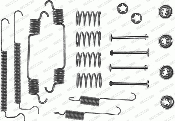 Accessory Kit, brake shoes (FBA77)