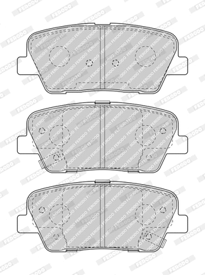 Brake Pad Set, disc brake (FDB4391)