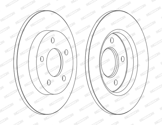 Brake Disc (DDF1420P-D)