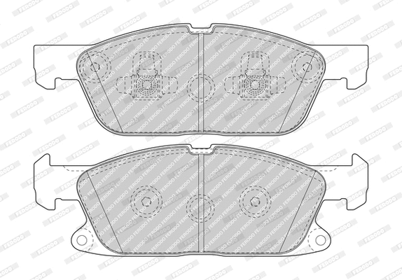 Brake Pad Set, disc brake (FDB5087)